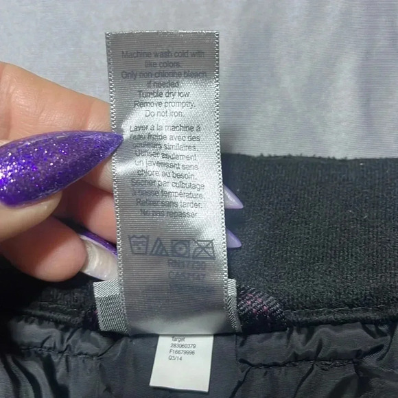 Champion Black Filled Snow Pants Outdoor Winter Warm Skiing Snowboard Thick - Picture 4 of 7